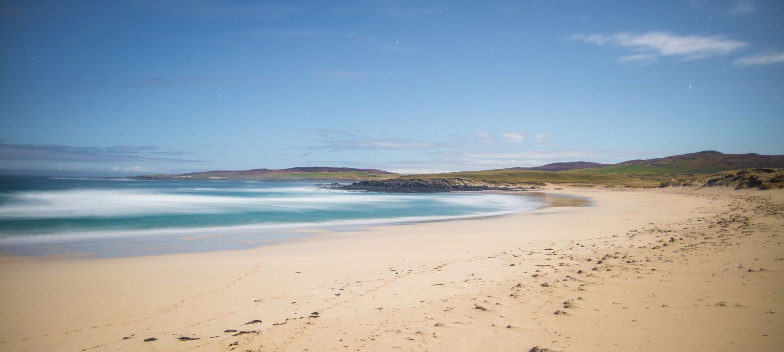 View of Scottish beach banner image