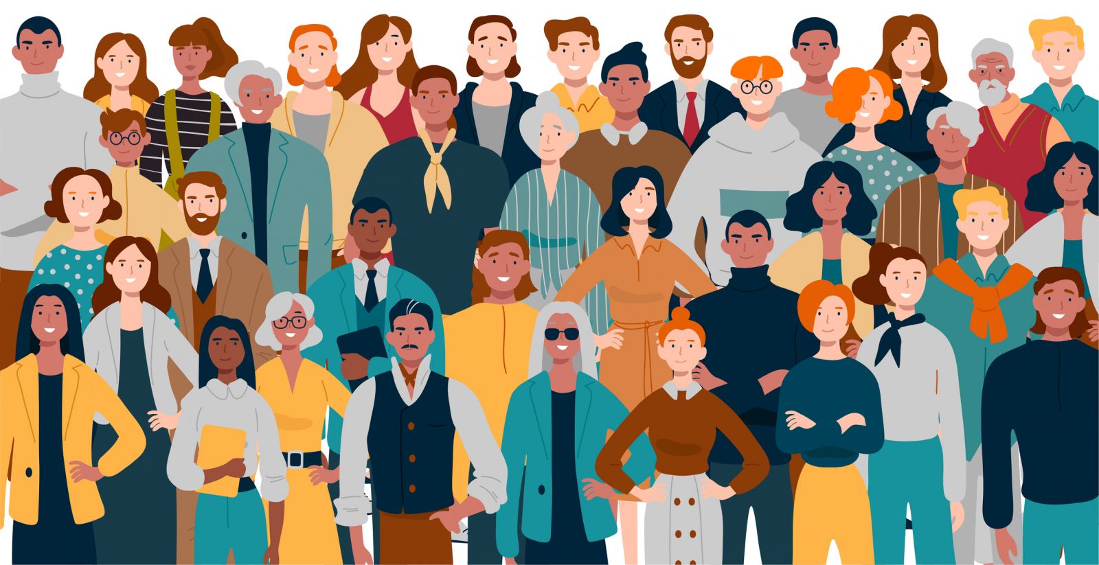 Illustration of a community group banner image